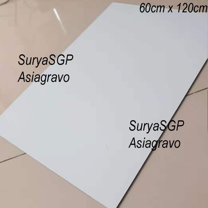 

gravoply putih/bahan name tag/60cmx120cm tebal 1.5mm
