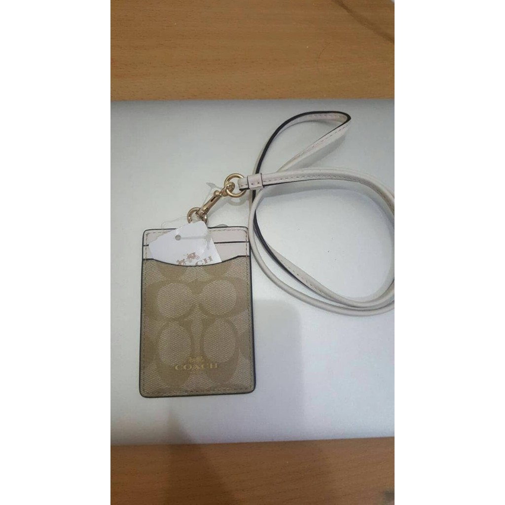 

ready Name Tag /ID original COACH Id lanyard sign white