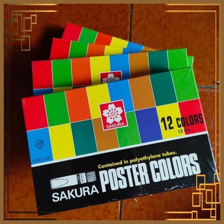 

[R255] sakura poster colors 12 ori