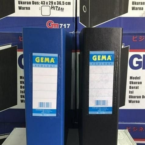 

TERMURAH - Ordner Gema 717 Folio Biru ( 1 Dus : 12 Pcs)