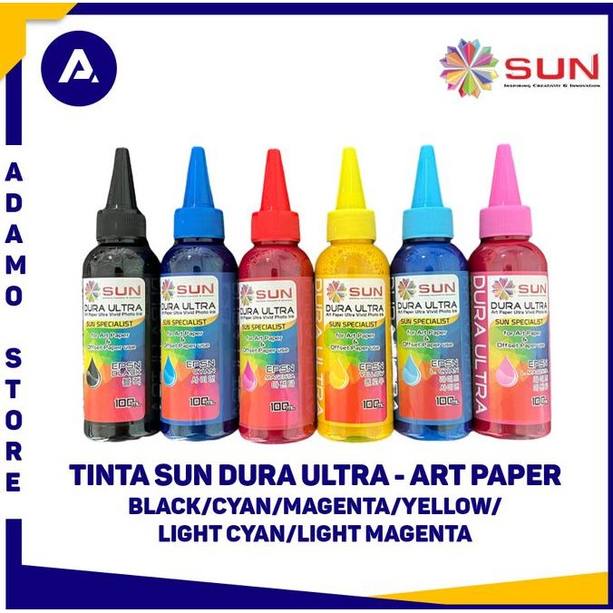 TERBARU - Tinta Sun Dura Ultra Art Paper Ink Epson 100ml - Tinta Art Paper