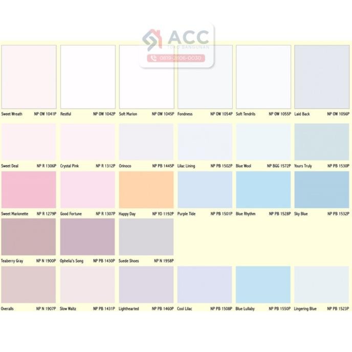 Elastex Cat Tembok Waterproof Eksterior Warna 4 Kg (SEMUA WARNA READY)