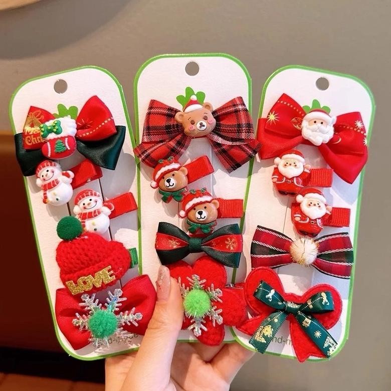 Pin Natal Jepitan Natal Jepitan Rambut Pin Merry Christmas Jepitan Rambut Natal Jepitan Rambut Anak 