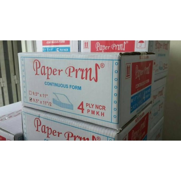 

NEW Continuous Form Paper Prins 9.5"x11"/2 - 4 ply