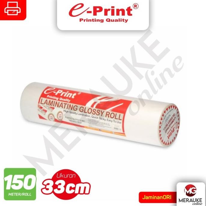 

BEBAS ONGKIR - E-Print Plastik Laminating Roll Glossy 32 Micron