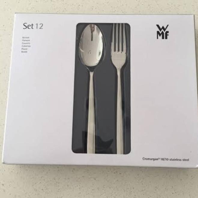 Wmf Set Sendok Garpu Palma 12 Pcs Cromargan Stainless Steel Cutlery