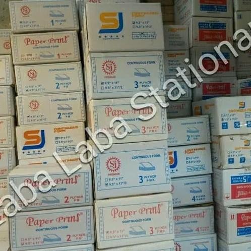 

Continuous Form Paper Print 9.5 x 11/3 Rangkap 2