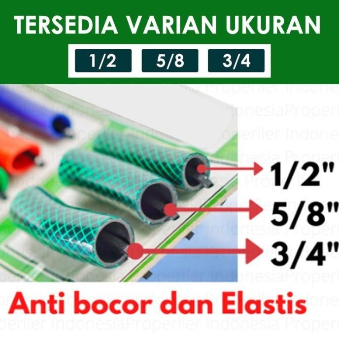 Limited Selang Air 1/2 Inch 50 Meter / Selang Air Taman Kebun / Selang Air Cod