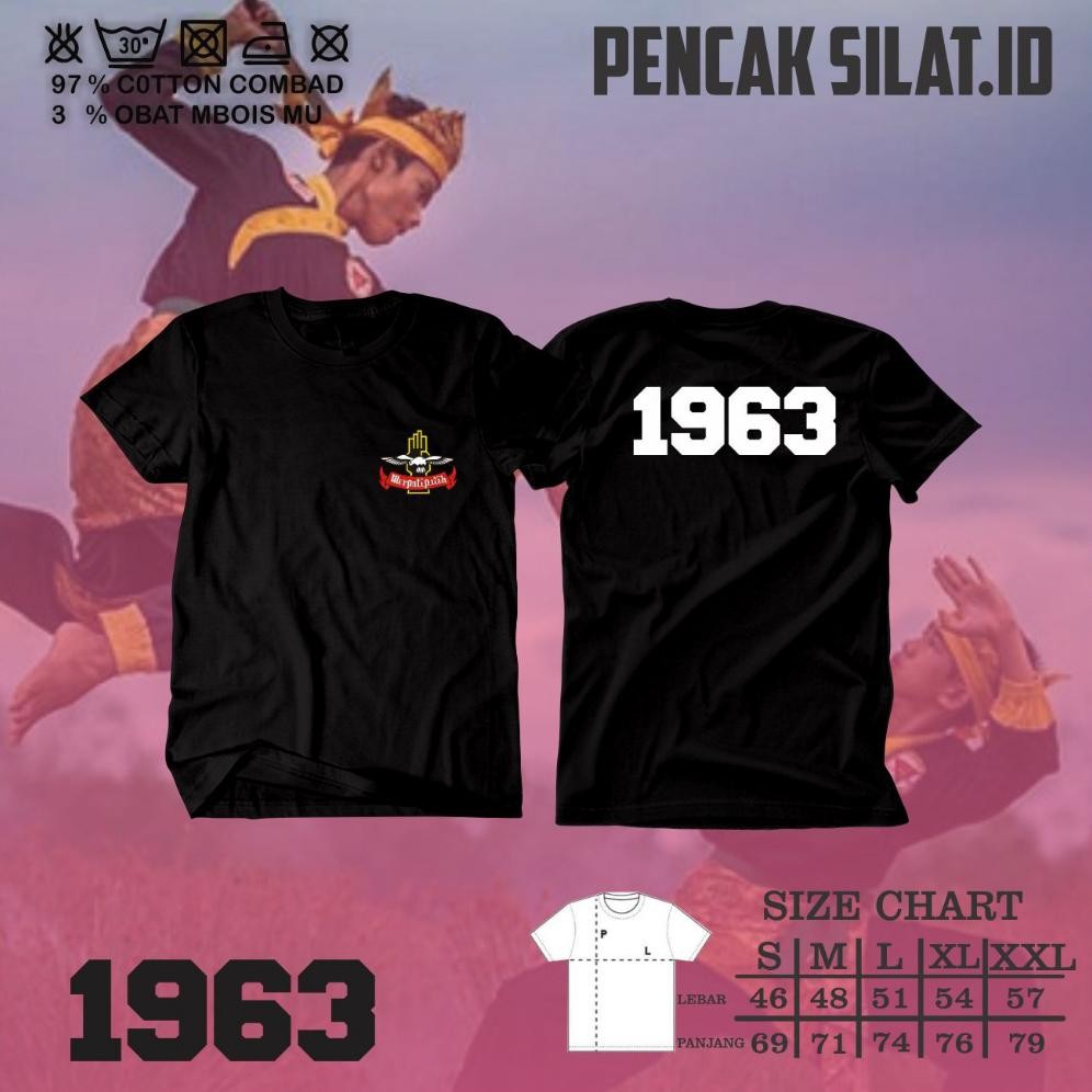 Kaos Pencak Silat Merpati Putih Indonesia