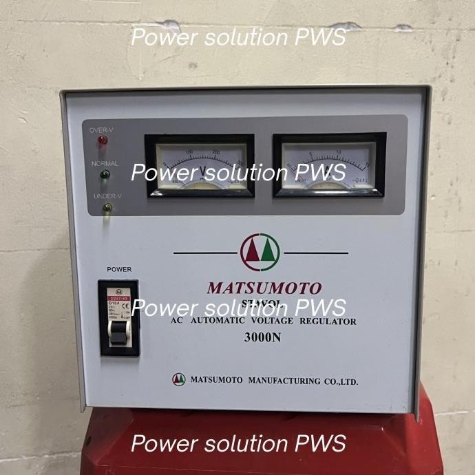 Stabilizer Matsumoto Stavol 3000N 3000 N 3000VA 1 Phase seken Mulus bergaransi Murah