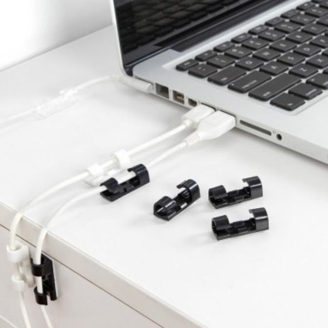 

Klip Kabel Organizer Penjepit Kabel Cable Clip 20 PCS
