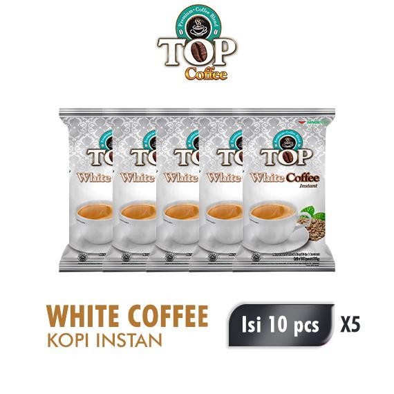 

HOT PROMO Top White Coffee Kopi Instan 21 gr isi 10 pcs x 5