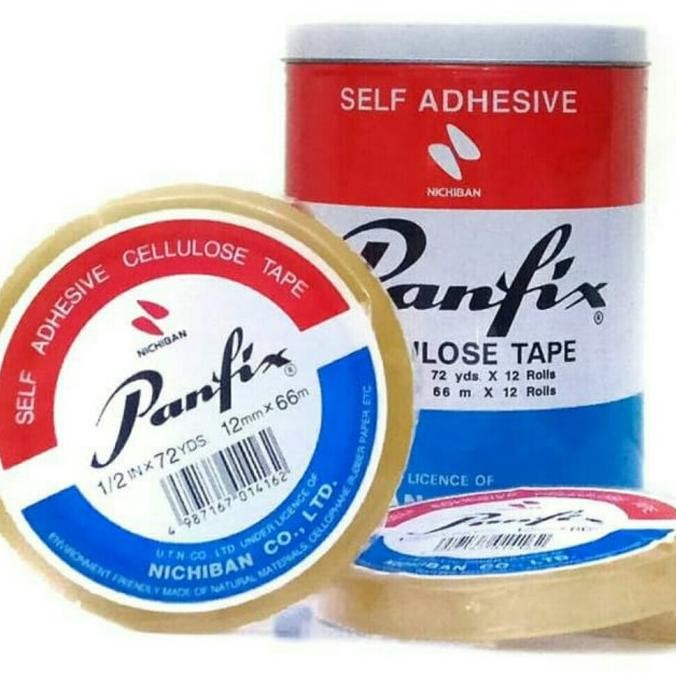 

TERLARIS - paket 1kaleng isi12 isolasi Panfix 1/2"x72 yard