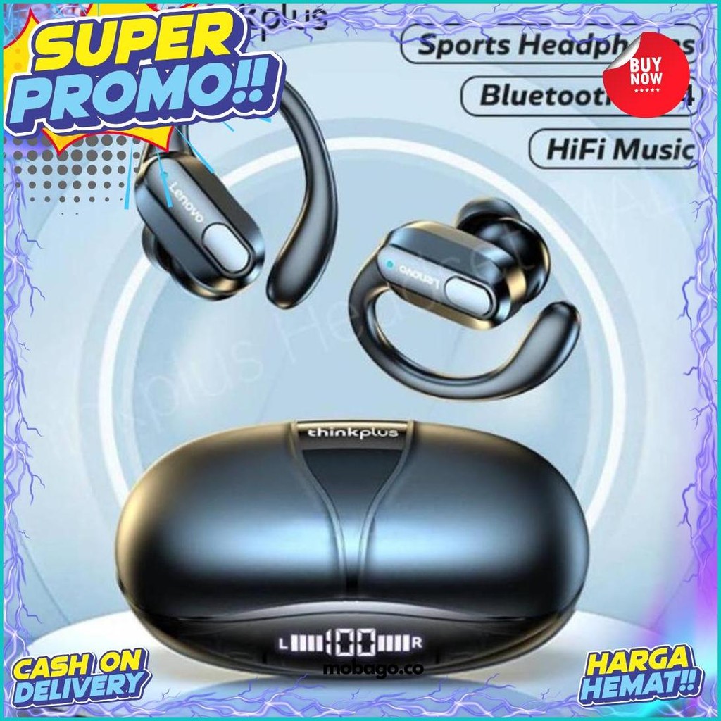 Original Lenovo Thinkplus Xt80 Tws Wireless Headset Bluetooth 5.4 Earphone True Sports Noise Reducti