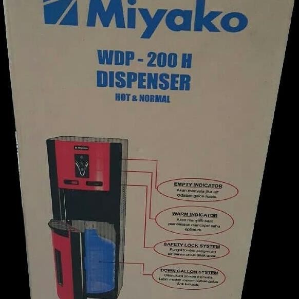 MIYAKO WDP-200 H WATER DISPENSER /DISPENSER TINGGI MIYAKO GALON BAWAH