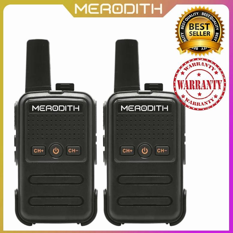 Kons {2Pcs}Ht Merodith C50/C56 Ht Ni Wln Two-Way Radio Walkie Talkie Sipil Daya Tinggi Walkie-Talkie