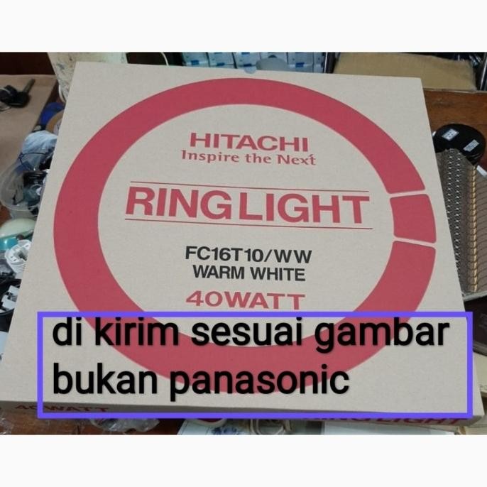 TERMURAH - lampu TL ring panasonic 40w warm white/kuning