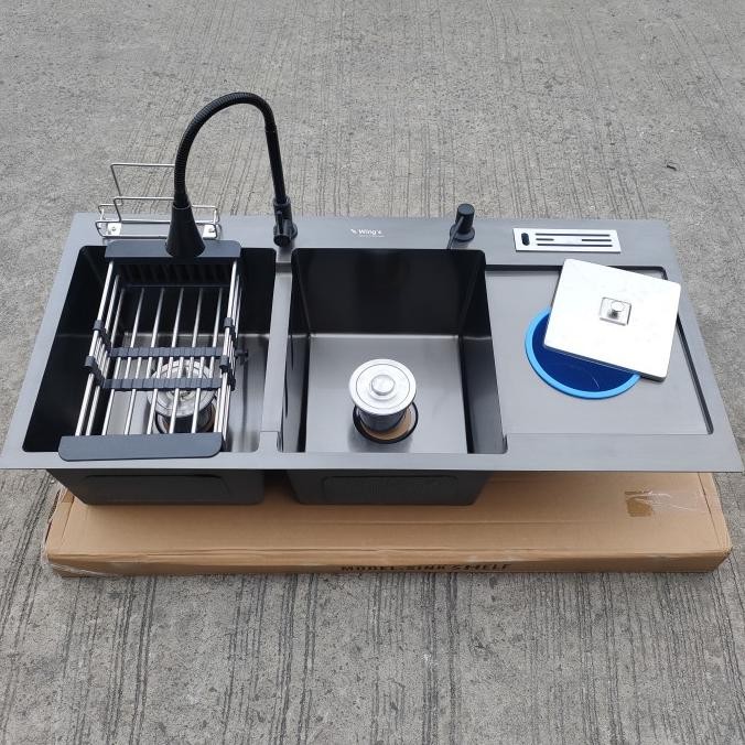 kitchen sink modern hitam bak cuci piring modern kitchen sink black