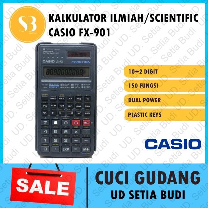 

TERLARIS - Kalkulator Scientific CASIO FX-901 Fraction