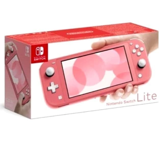 Nintendo switch lite Coral - nintendo switch lite Pink. Baru