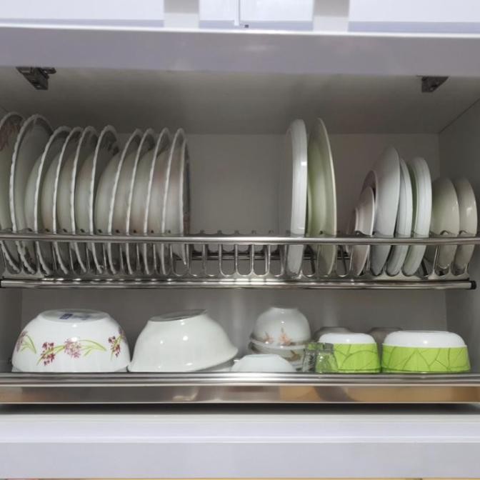Rak piring as gantung stainless kitchen set 70 vitco / rak dapur