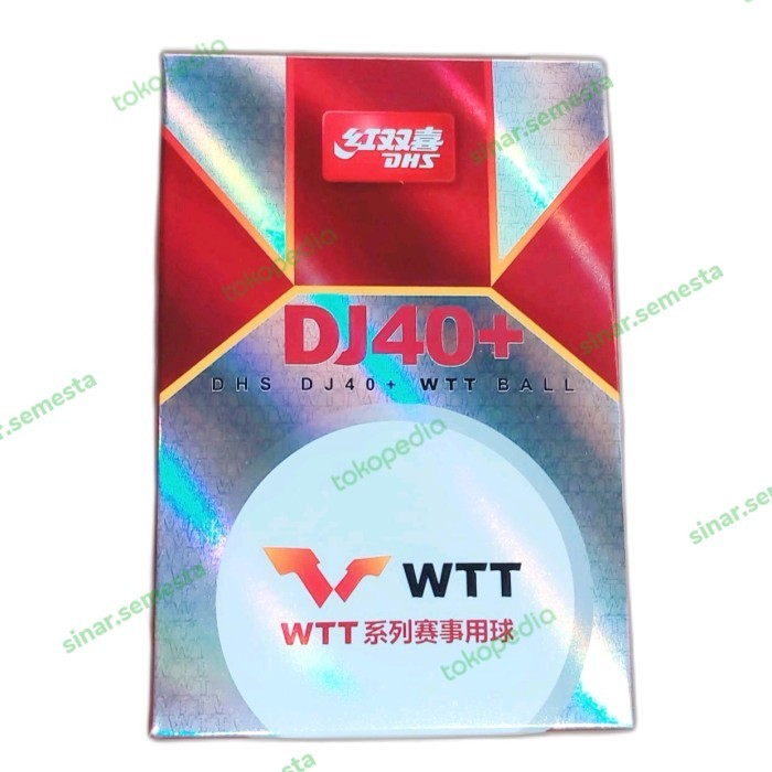 Diskon Bola Pingpong Dhs Wtt Original Bola Tenis Meja Putih