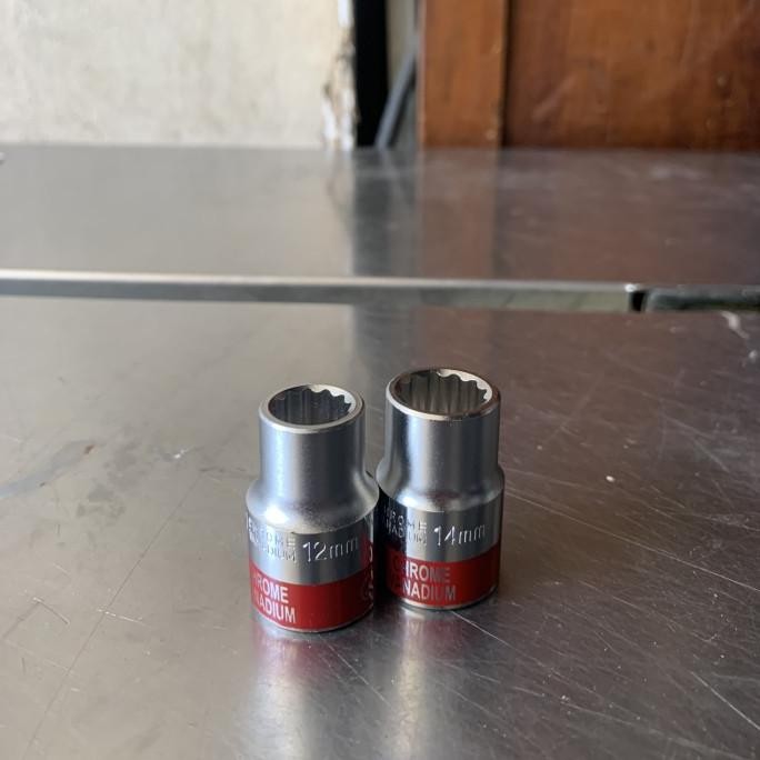 Paket 3Pcs Gagang Sok L Iwt + Mata Sok Iwt Chrome Vanadium Japan  Ready