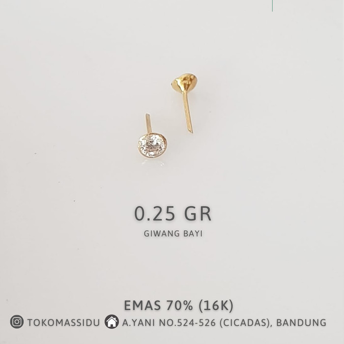 GIWANG BAYI PRMATA, MAS 70% 0.25 GR