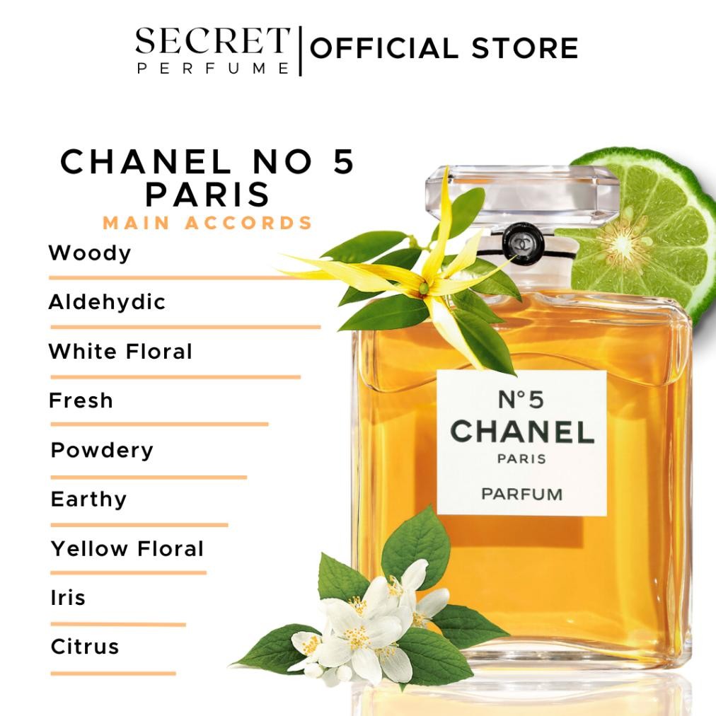 Parfum Chanel Paris No 5 [100% Original Singapore] EDP Parfum Wanita By Secret Perfume