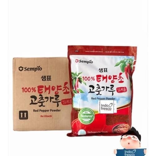 

Sempio Gochugaru For Kimchi Red Pepper Powder-Bubuk Cabe Korea 1Kg