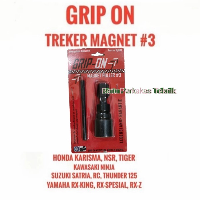 TREKER MAGNET PULLER NO 3 ALAT BUKA MAGNIT PULER MOTOR GRIP ON 18-883