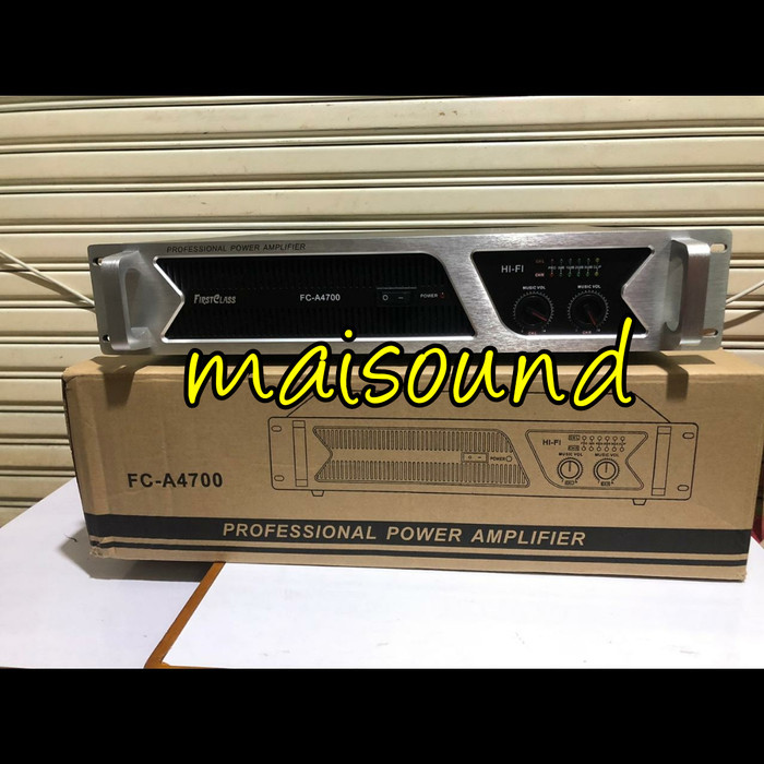 Gercep Power Amplifier Firstclass Fc A4700 Power Ampli Firstclass A 4700 Ori