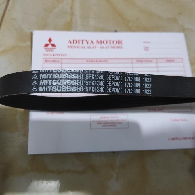 fan belt v-belt alternator pajero bensin V43 3000cc V6 6G72 5PK 1340 READY