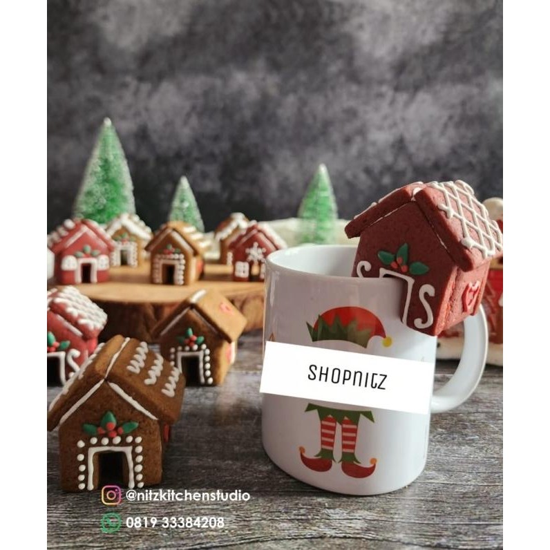 

Cetakan Ni Ginger Bread House Cookie Cutter Ginger House Bread Natal