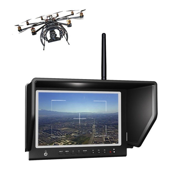 Lilliput 664/O 7" FPV Monitor with 5.8GHz wireless receiver