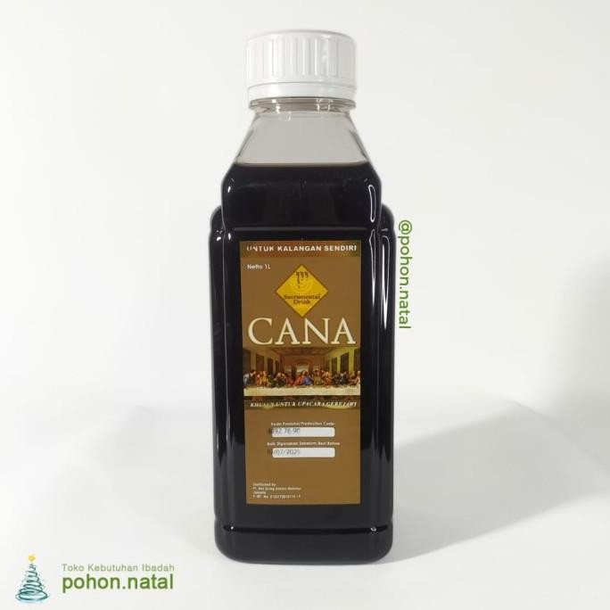 

Anggur Perjamuan Kudus Cana Botol Sacramental Drink 1 liter DS10