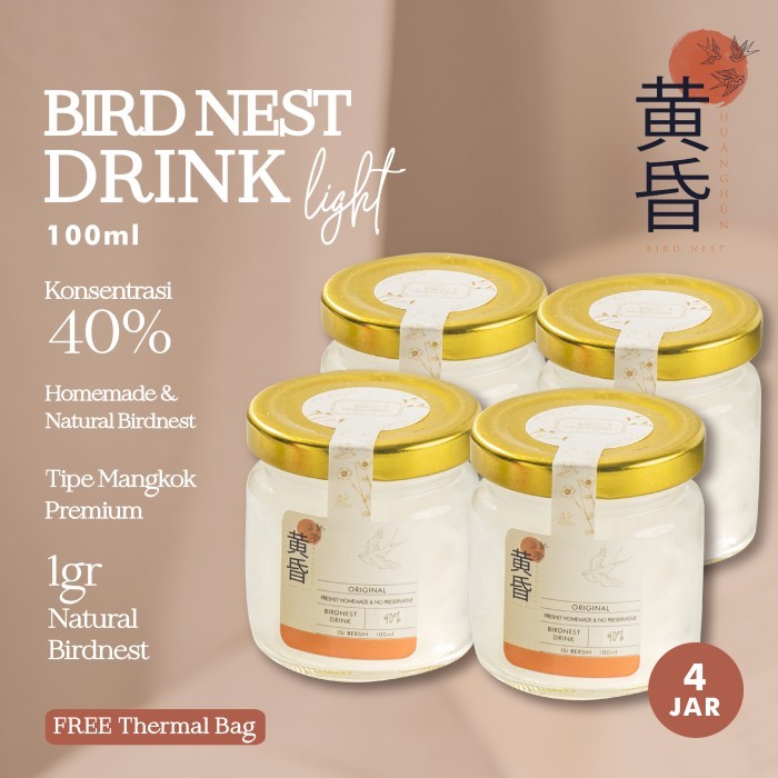 

Spesial Paket Huanghun Birdnest Drink Light - Minuman Sarang Burung Walet 40%