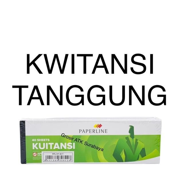 

Buku Kwitansi Kuitansi Paperline PPL Sedang Tanggung KT 40 T / KT40T