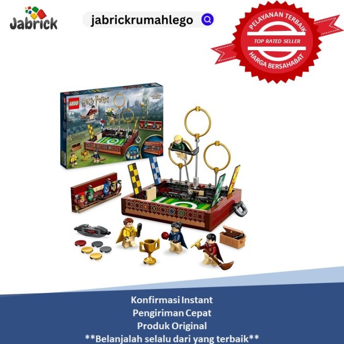 Jual Lego 76416 Harry Potter Quidditch Trunk, Play 3 Different Quidditch