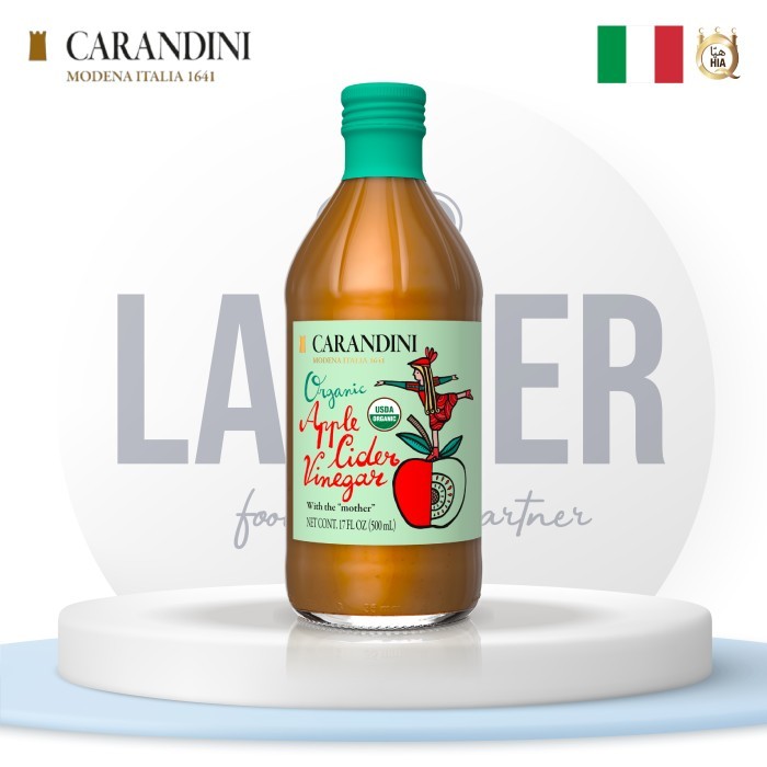 

SALE CARANDINI Apple Cider Vinegar With Mother 500ml (Organic)
