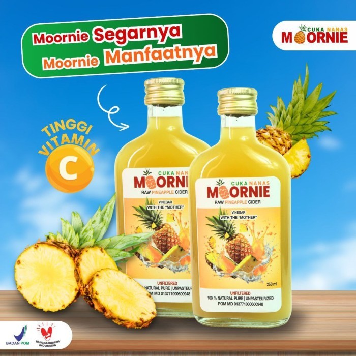 

SALE CUKA NANAS MOORNIE Original BPOM 100% Sari Nanas Perasan Pertama Tanpa Campuran Ampuh Turunkan