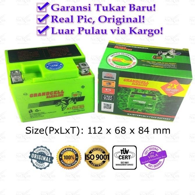 Aki Motor ALKALINE ATZ5S-BS GTZ5 YTZ5 / 12V 5A Karisma Supra Beat Mio