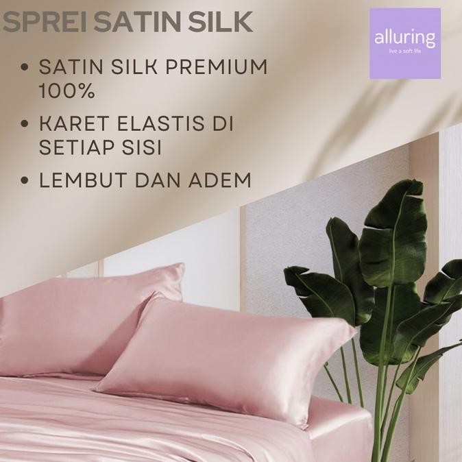 Sprei Satin Silk PREMIUM Original Satin Silk - Sprei Saja