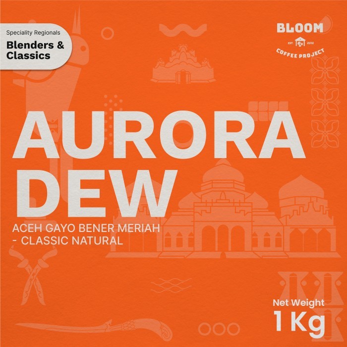 

Biji Kopi Aceh Gayo Bener Meriah Aurora Dew Natural - Green Beans