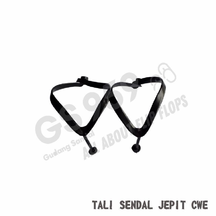 Tali Sendal Jepit Cewek Warna Hitam