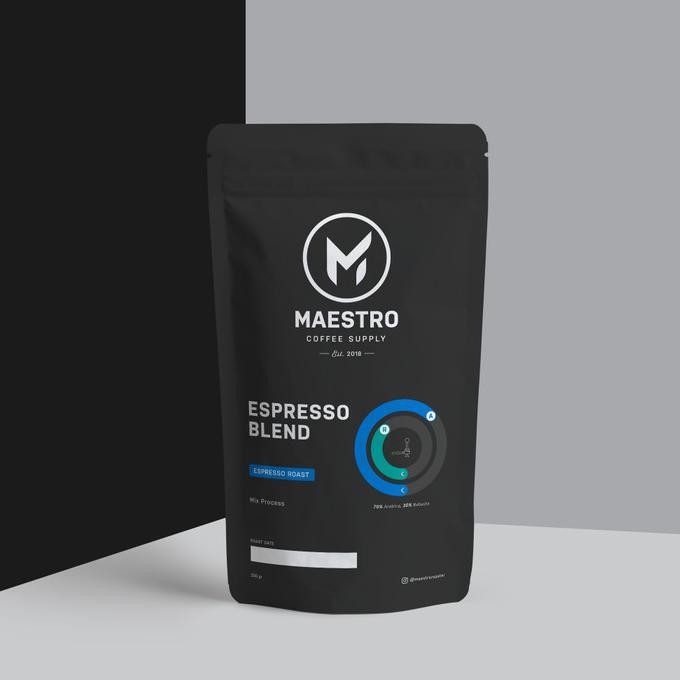 

Maestro Coffee (Espresso Blend - 70%Arabica30%Robusta)
