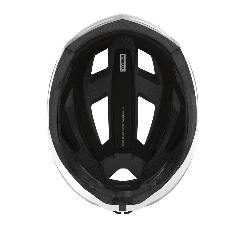 Decathlon Btwin Helm Sepeda Road Bike Helmet 500 Putih - 8500016
