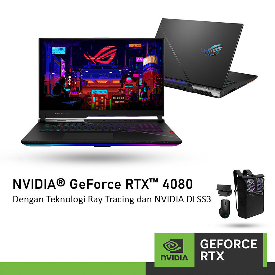 ASUS ROG STRIX SCAR 17 G733PZ GeForce RTX™ 4080 - RYZEN 9 7945HX 32GB RAM 2TB SSD