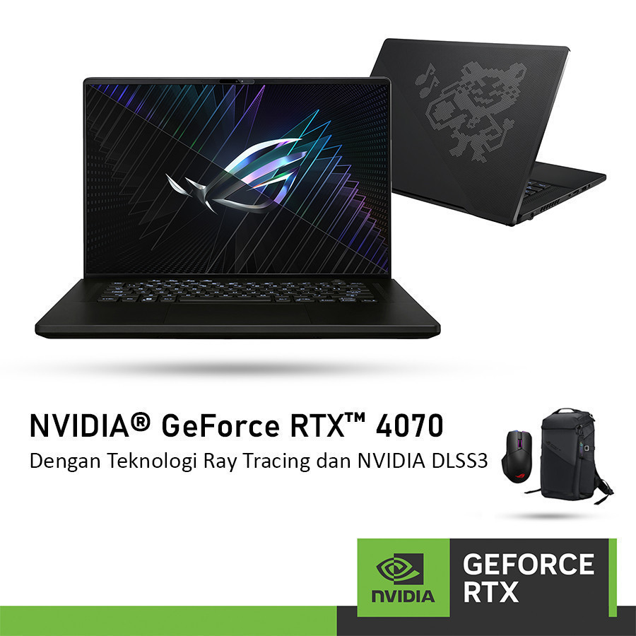 ASUS ROG ZEPHYRUS M16 GU604VI GeForce RTX™ 4070 8GB i9 13900H 16GB 1TBSSD 16.0 NEBULA QHD+ 240HZ Ani