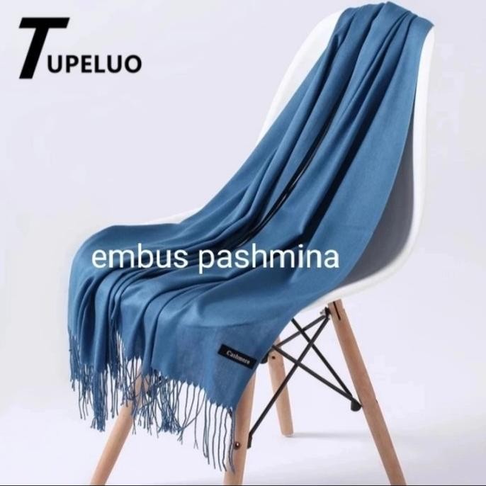 PASHMINA MOTIF POLOS // SYAL POLOS CASHMERE // SELENDANG IMPORT